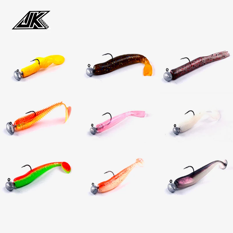 3-4pcs JK HH Jig Head Fishhook Set 2.5g 3.5g 5g 7g High Speed Sink Metal Lead Fishing Bait Hard Lure Accessories Hooks - купить по