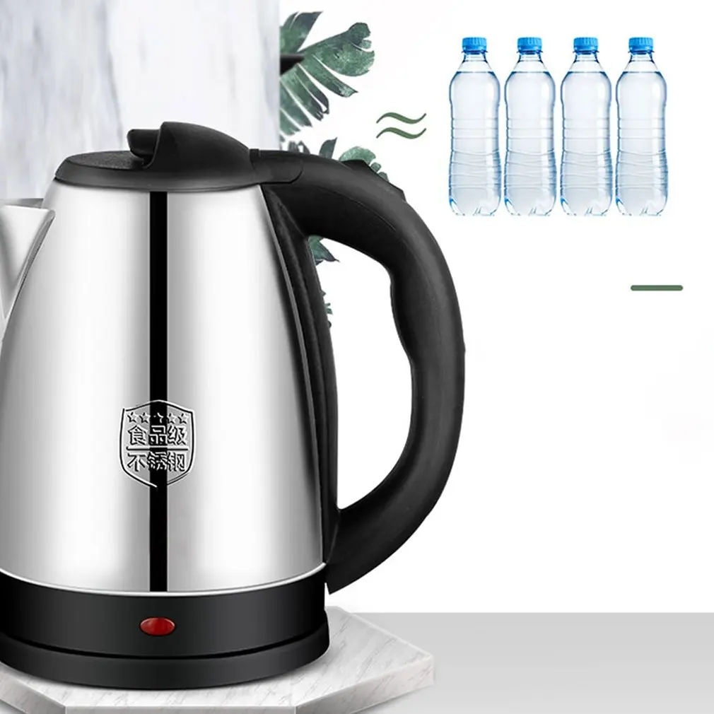 

2L Stainless Steel Electric kettle Energy-efficient Anti-dry Waterkoker Protection Heating underpan Automatic Cut Off Jug Kettle