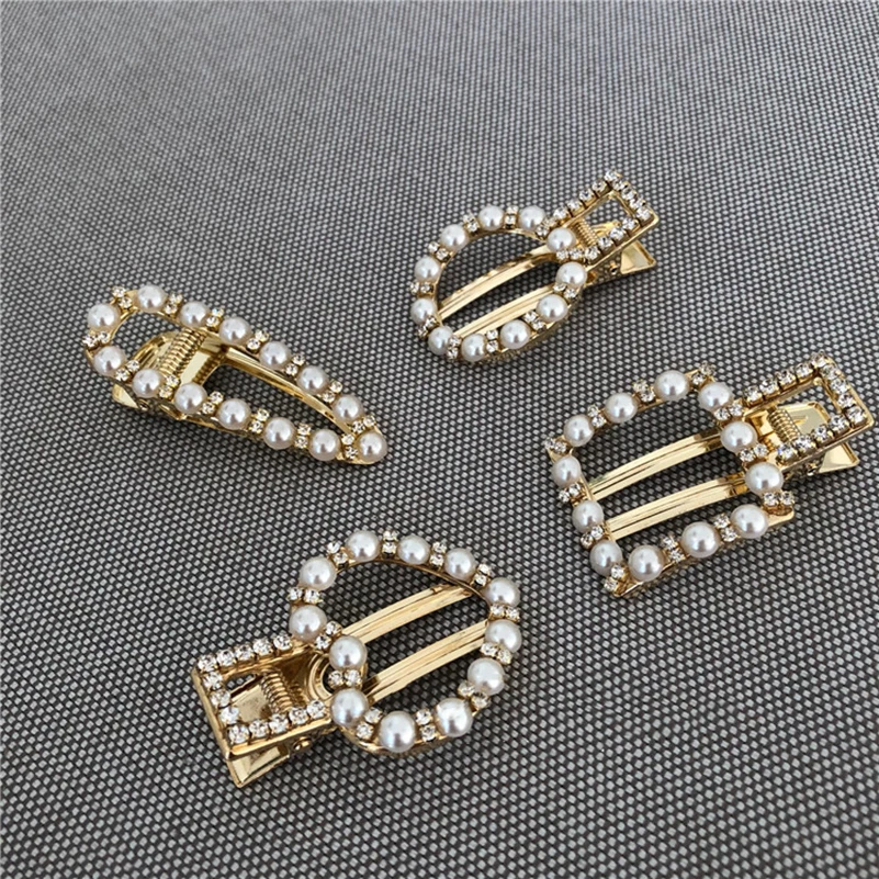 Новинка 2019 модные заколки для волос женщин Симпатичные с жемчугом девочек
