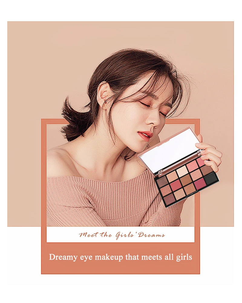 Студенческий стиль 15 цветов тени для век Розовый леопардовый чехол тыква