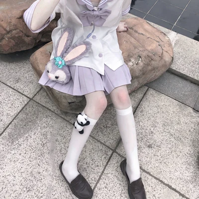 Парусиновые туфли для девочек в стиле &quotЛолита&quot панда кавайная кукла и высокие