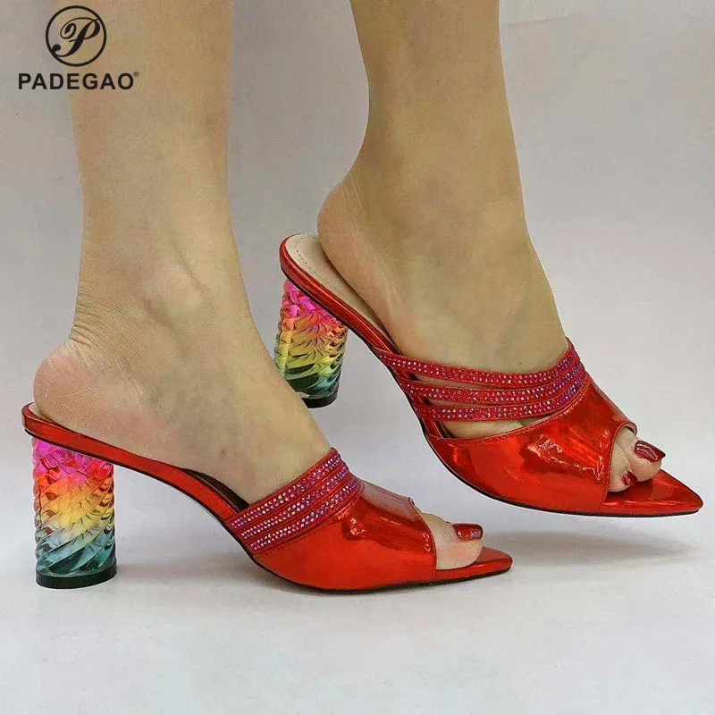 Женская свадебная обувь черного цвета в нигерийском стиле 2020 | Обувь