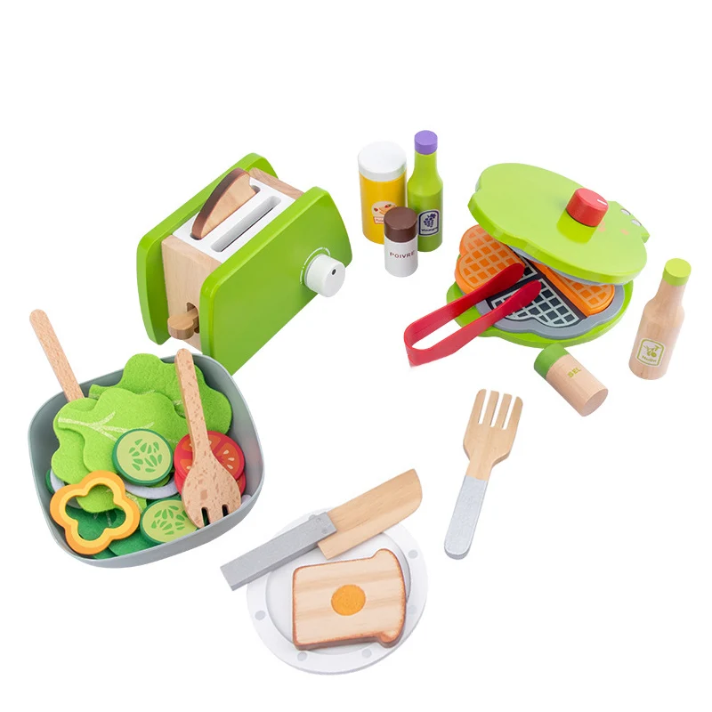 

DIY Wooden Kitchen Toy Pretend Play Simulation Model Set Cutting Fruit Vegetable Educational Toys Gift For Children Kids Girls