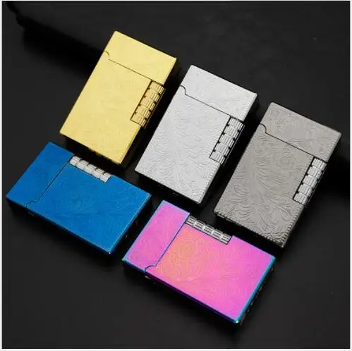 Креативная газовая зажигалка с открытым огнем индивидуальная металлическая