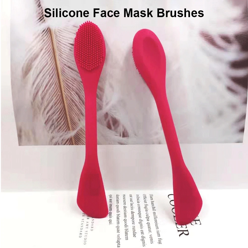 Силиконовая щетка для маски лица двухсторонняя маска и Очищающая очищающее