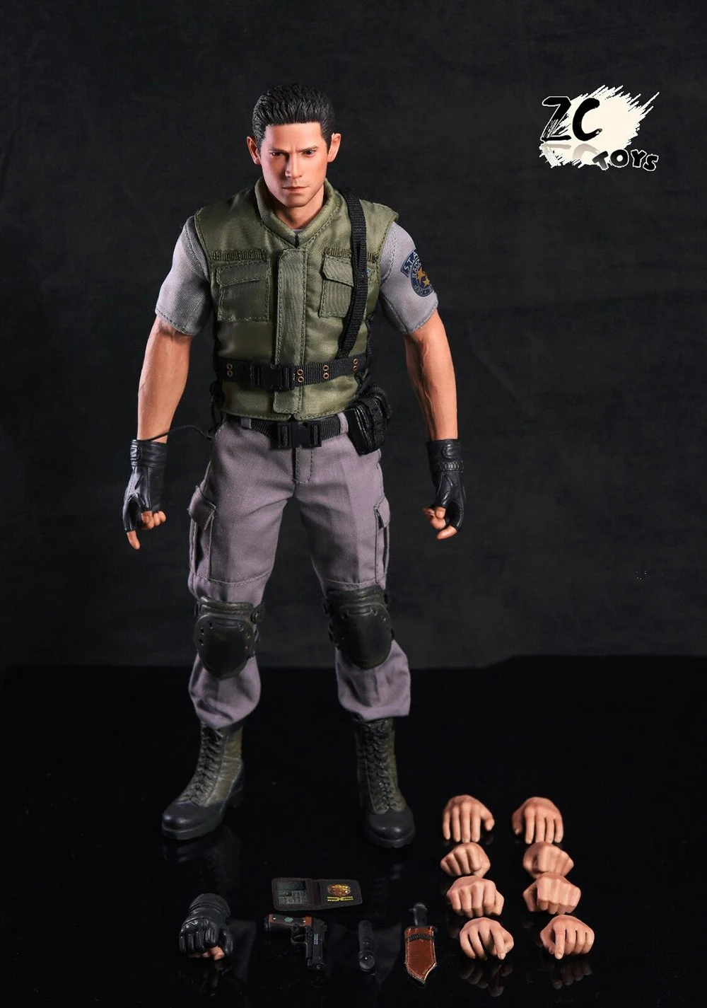 

In stock Full Set 1/6 Man Figure ZC Toys 1/6 Chris Redfield Figure Model Collectible Toy