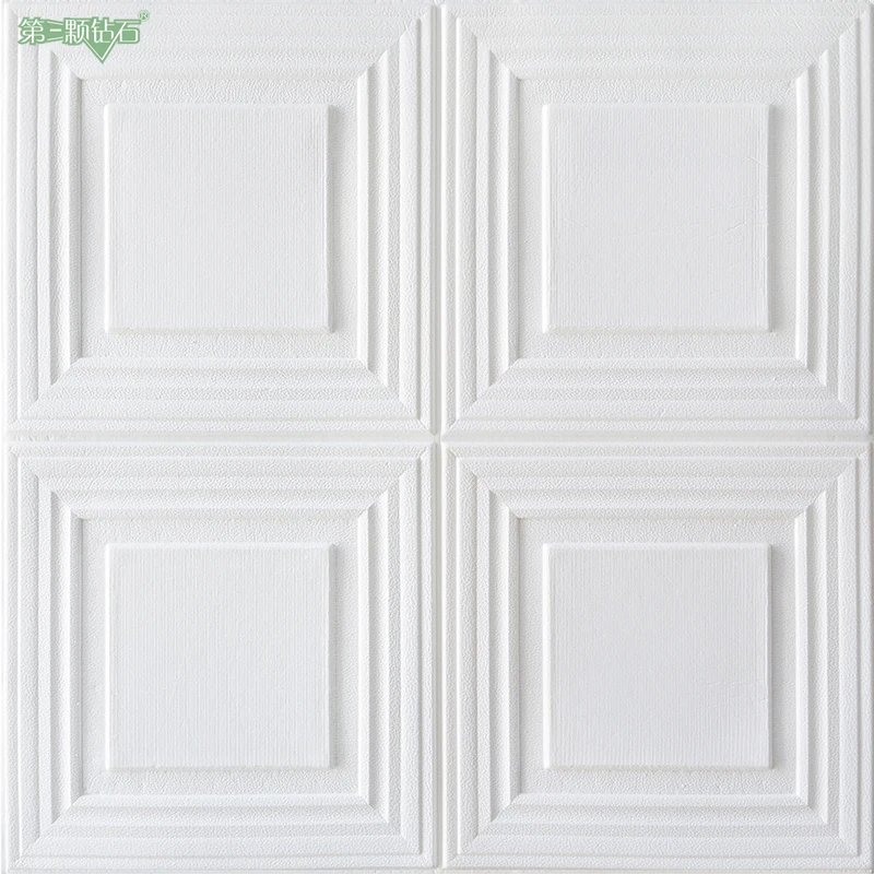 Самоклеящиеся 3D наклейки на стену имитация плитки декоративные