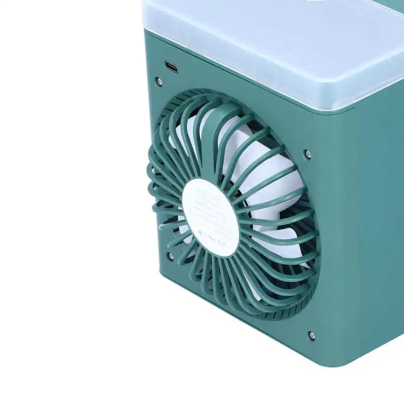 

2 in 1 Air Cooler Desktop Air Conditioner Fan Small Humidification Air Cooler USB Charging Home Supplies