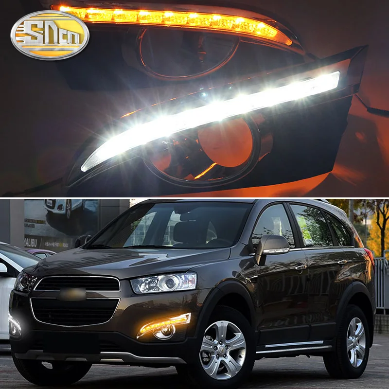 SNCN 2 шт. светодиодные дневные ходовые огни светильник для Chevrolet Captiva 2011 2012 2013