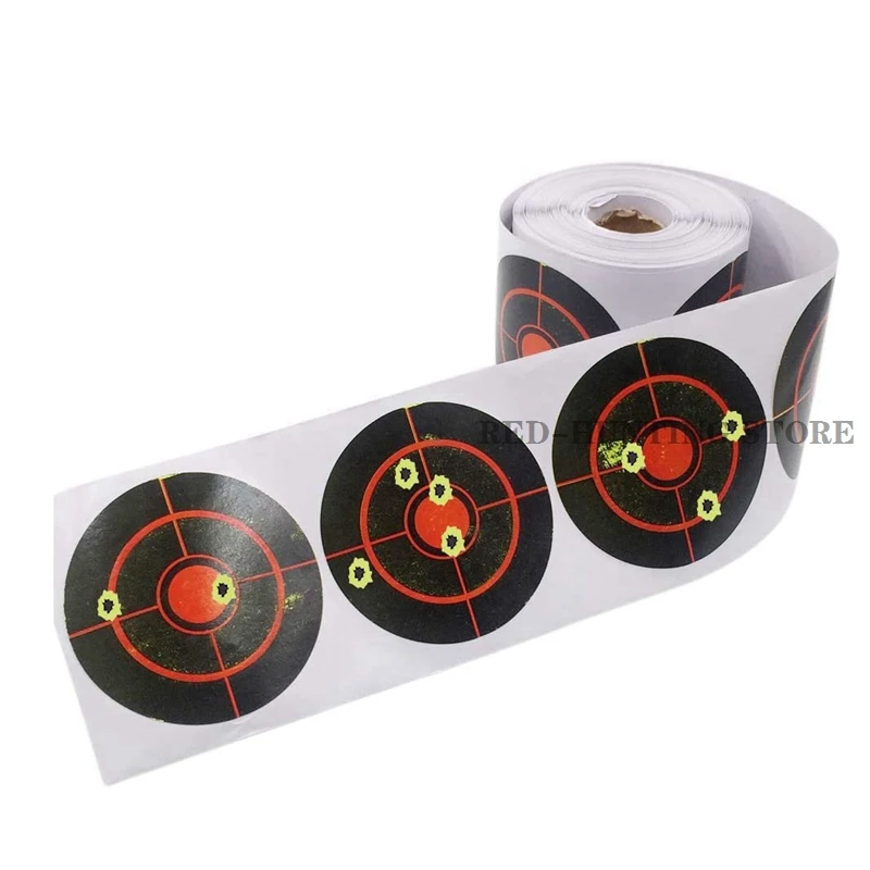 3inch 3" Shooting Splatter Target Shoot Practice Stickers Set 100Pcs/Roll for Paintball | Спорт и развлечения