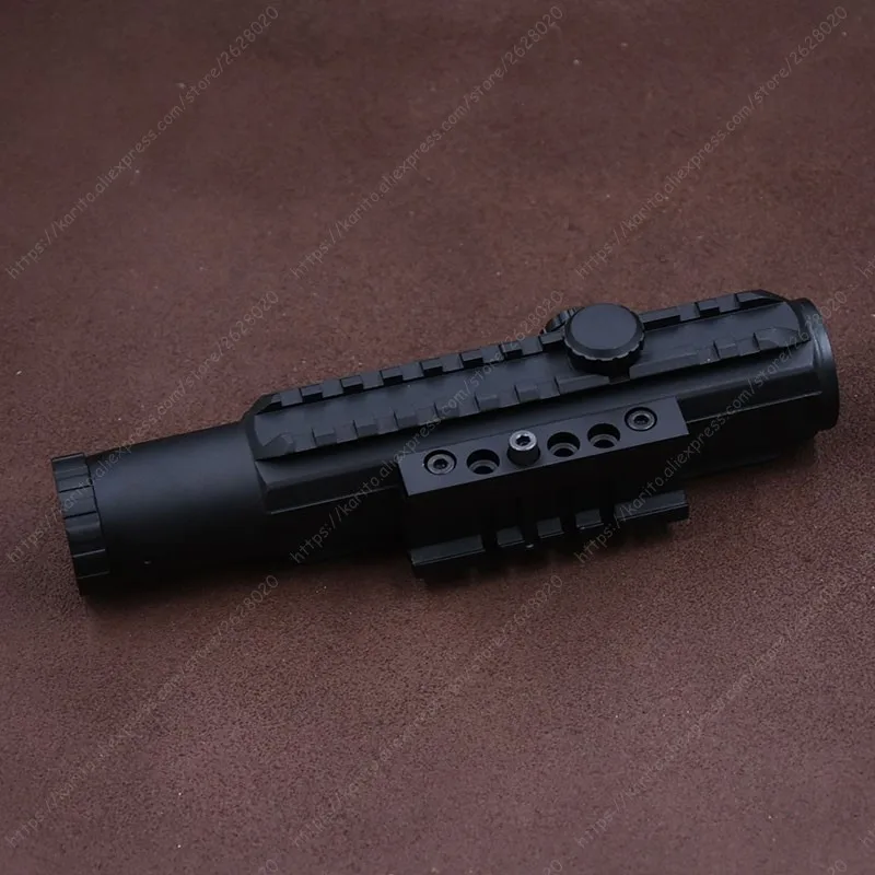 Тактический 4x28 прицел с тремя сторонами Пикатинни База водонепроницаемый