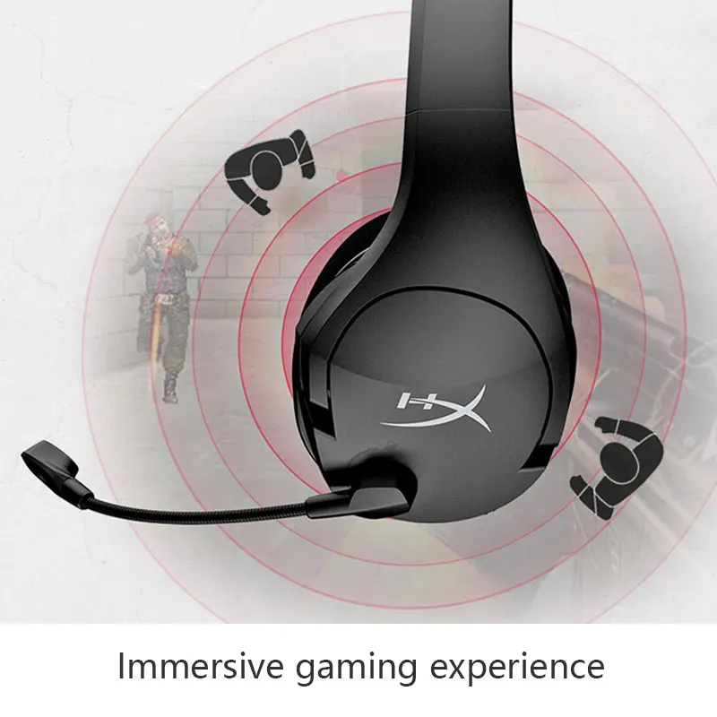 Игровая гарнитура Kingston HyperX Cloud Stinger Core 7 1 легкие наушники с микрофоном для ПК PS4 Xbox
