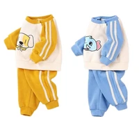 VIDMID Baby sweater set spring and autumn boys top spring girls new baby clothing suit baby spring two piece set P4901