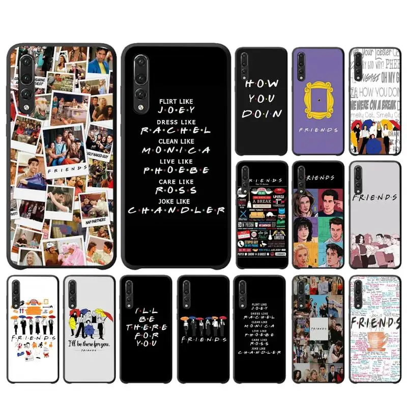 Милый чехол для телефона LVTLV Friends Season TV американский блестящий huawei p10 lite p20 P40 pro p30