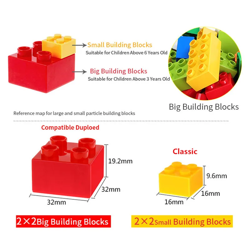 260 шт. Детский конструктор фигурка|Блочные конструкторы| |