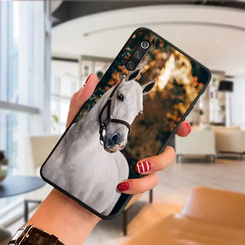 

Handsome Horse Animal Luxury Unique Phone Case For Huawei P Y Nova mate Y6 9 7 5 prime mate20 lite nova 3E 3I Cover Fundas Coque