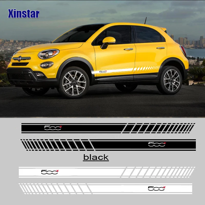 

Наклейка на автомобиль Fiat 500X, 2 шт.