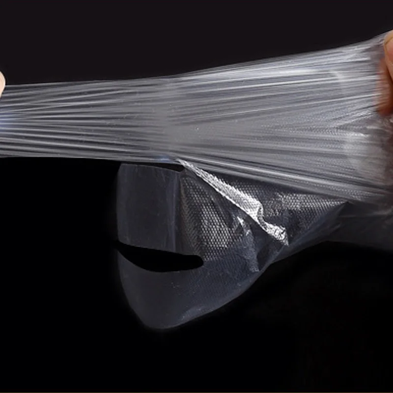 100 шт./компл. пластиковые перчатки одноразовые для ресторана кухни экологичные