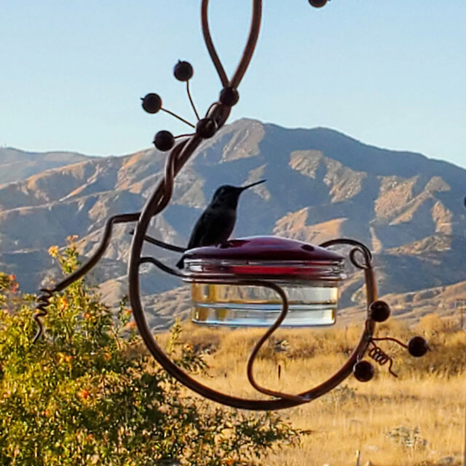 Садовая деревянная кормушка для птиц привлекательная на балконе дворе подарки