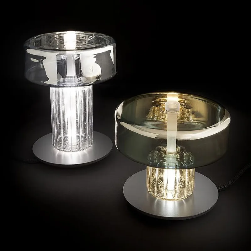 

GY Post-Modern Light Luxury Glass Lamp Bedroom Living Room Designer Exhibition Hall Creative Art Decorative Table Lamp