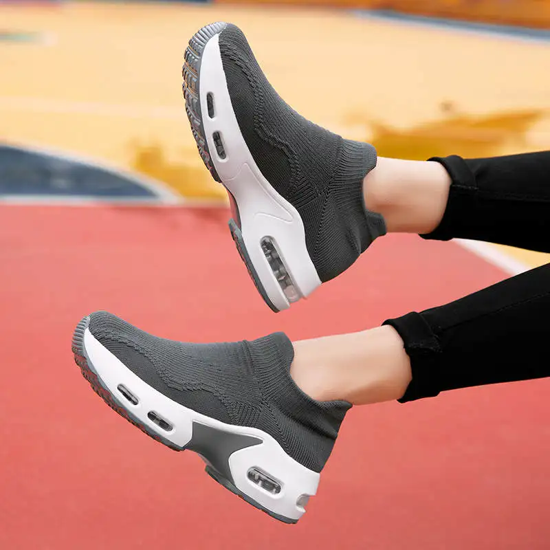 

Black Women's Sports Sneakers Without Lacing Sneakers Woman Summer 2021 36-49 Sport Sneakers Woman 2020 Tenis Running Tennis