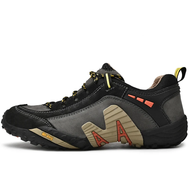 Натуральная кожа походная обувь мужская для пешего туризма горные мужские