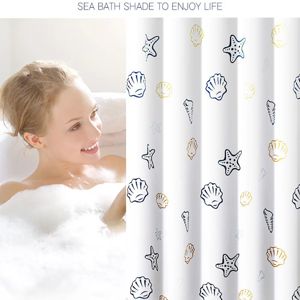

Modern Shower Curtain Hook Mildew Proof CurtainsTranslucent Home Used Waterproof Mildew PEVA Curtain For Bathroom Shower