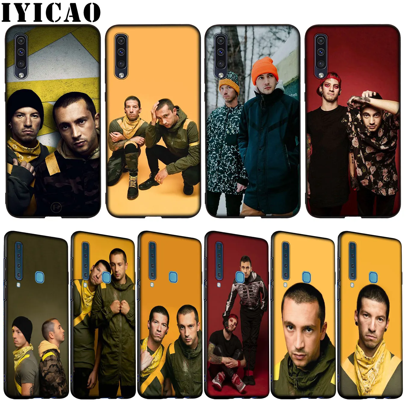 Мягкий силиконовый чехол IYICAO twenty one pilots для Samsung Galaxy A70 A60 A50 A40 A30 A20 A10 M10 M20 M30 M40 A20E |