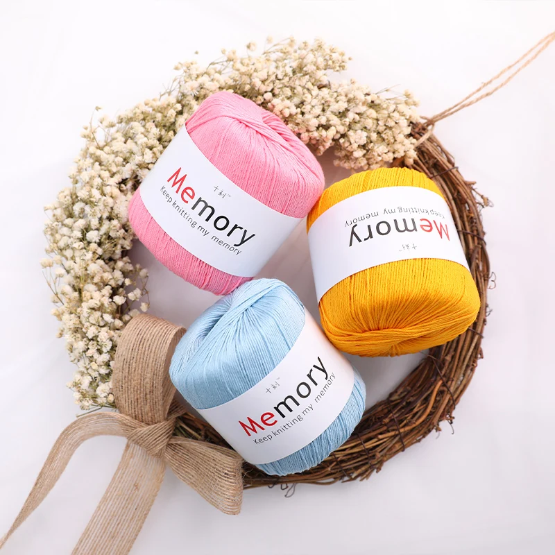 10 шт. кружевная нить из чистого хлопка тонкая шерстяная весенне-летняя свитер