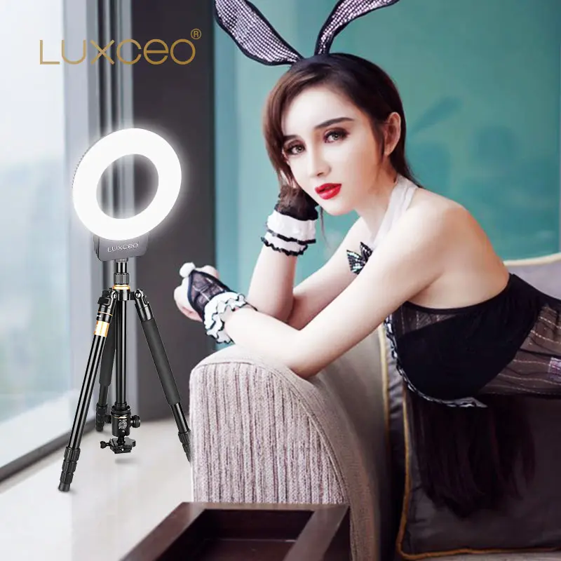 저렴한 새로운 Usb 충전식 Led 서클 링 라이트 전화 카메라 메이크업 조명 사진 카메라 라이브 스트림을위한 Led 링 라이트