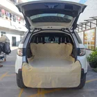 Автомобильный чехол для домашних животных, коврик для багажника, брезент, водонепроницаемые чехлы из ткани Оксфорд для заднего сиденья собак и кошек, защитное одеяло для автомобиля