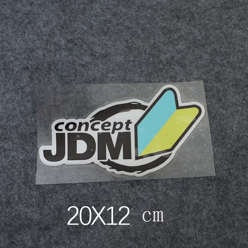 

Auto decoration accessories JDM reflective stickers Scratch cover Creative text stickers Motocycle