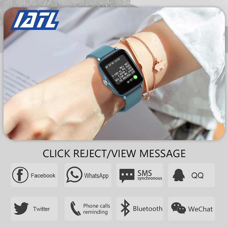 

2021 -, -, -, Android ios, Reloj Inteligente Mujer Iwo Y20