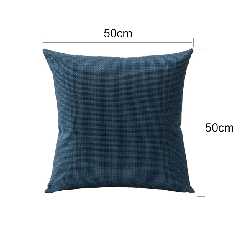 Modern Light Luxury Cushion Cover 50x50cm Solid Color Linen Throw Pillow Car Home Sofa Decoration Cushions Decorative Pillows | Дом и сад