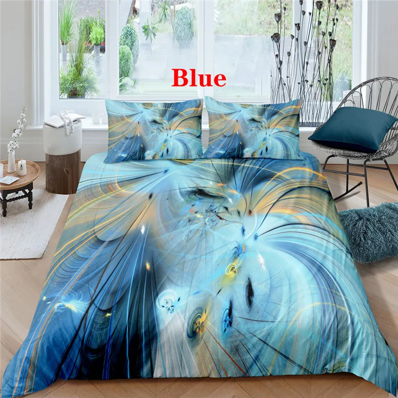 

Abstract Lines Bedding Set Queen 3D Printed Duvet Cover Bedclothes 2/3pcs Home Textiles Luxury High Quality Quilt Cover