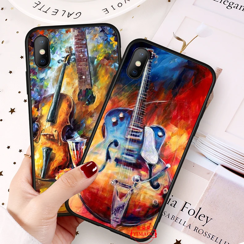 guitar amp marshall Customer Silicone Soft Case for iPhone 5 5S 6 6S 7 8 11 Pro Plus X XR XS Max |