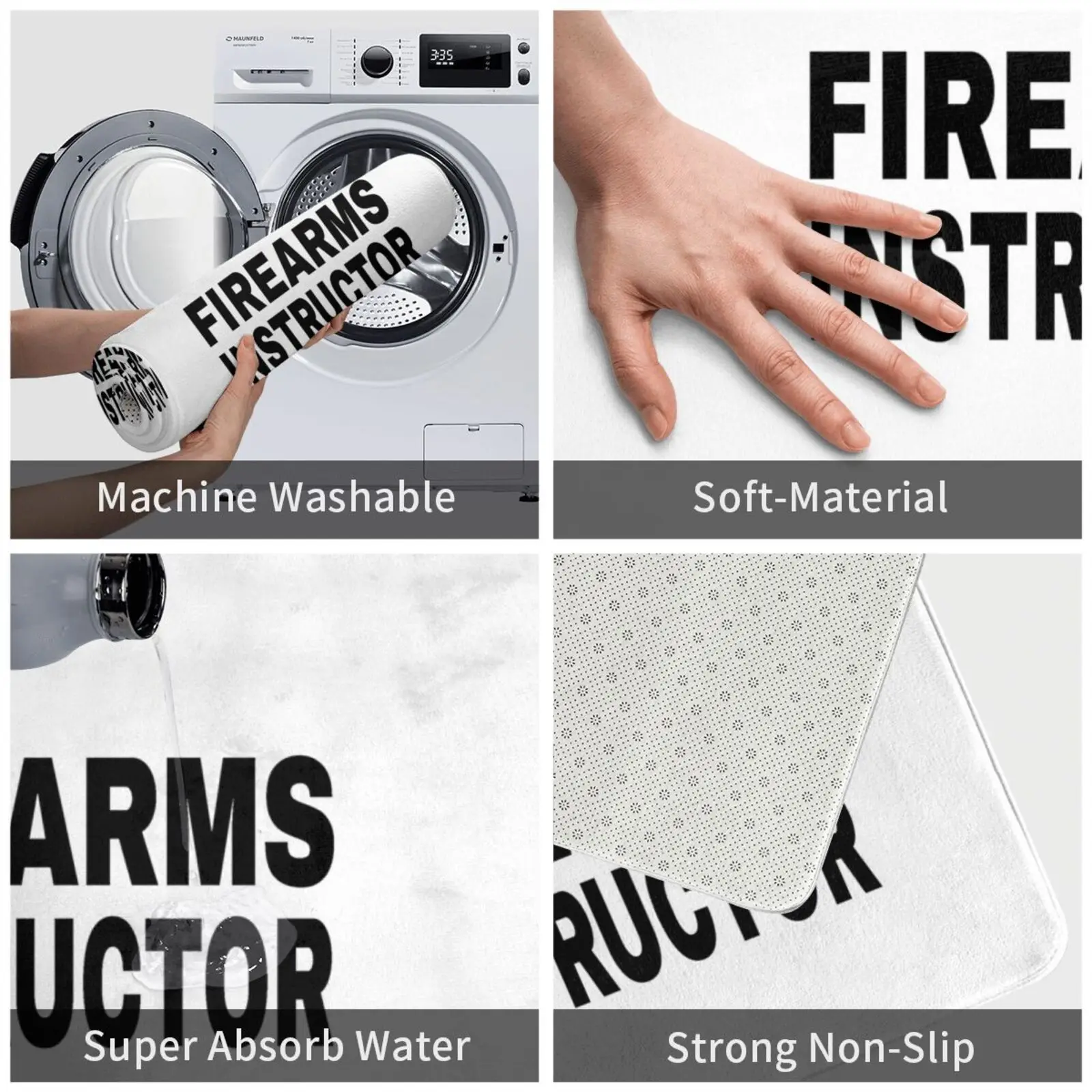 Официальный дизайн коврика для инструктора по производству огнестрельного