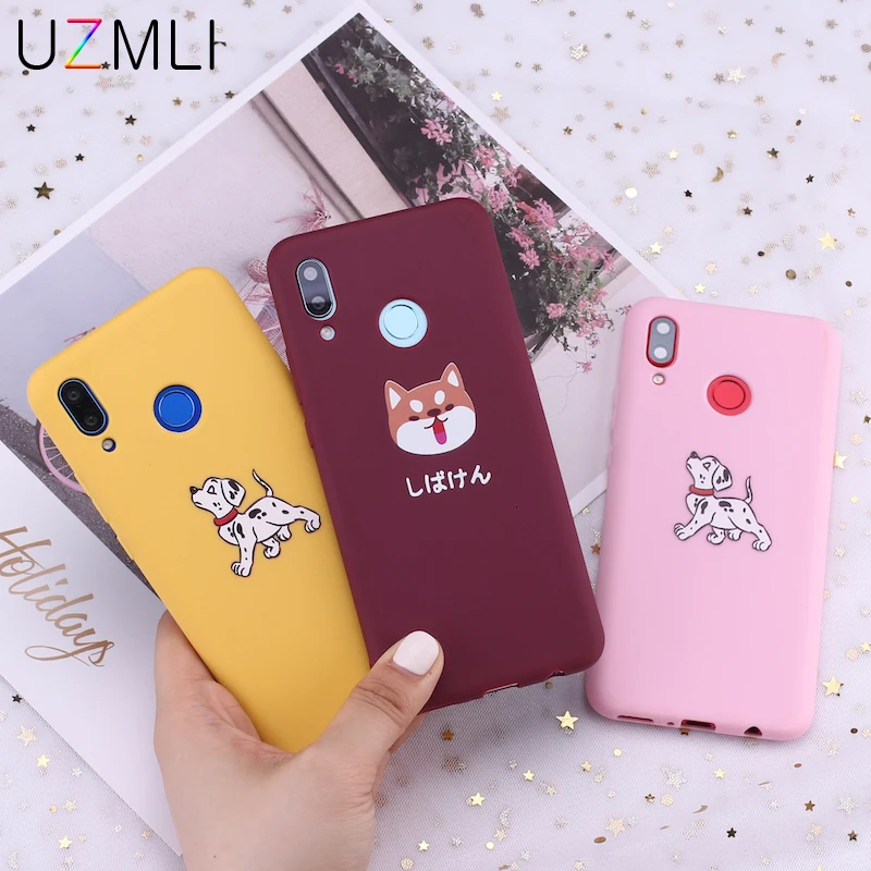 Мягкий чехол из ТПУ для Samsung S20 S10 e S9 S8 Plus Note 10 9 A71 A51 A41 A31 M41 A70 A50 A30 Akita далматинская