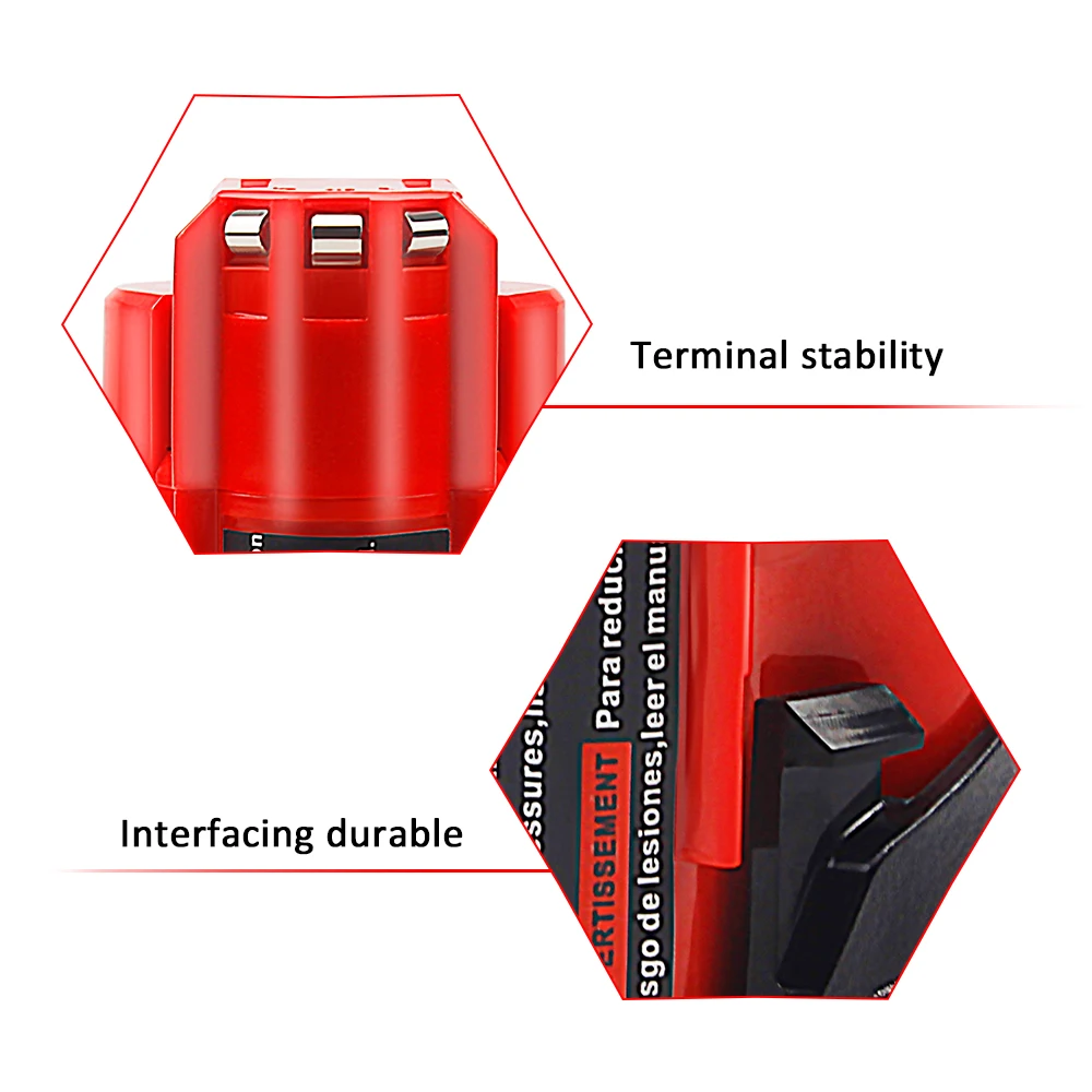 Waitley M12 12V 3A Lithium ion Battery for Milwaukee 12Volt Li-ion XC 48-11-2420 48-11-2411 48-11-2440 48-11-2402 Tools | Электроника