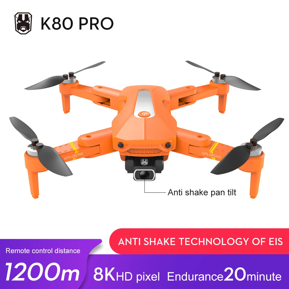 

Квадрокоптер K80 PRO складной с GPS и двойной HD камерой, 1,2 км