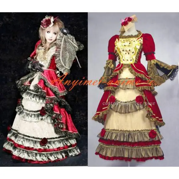 

Versailles Hizaki Visual J Rock Outfit Dress Cosplay Costume Tailor-made[CK983]
