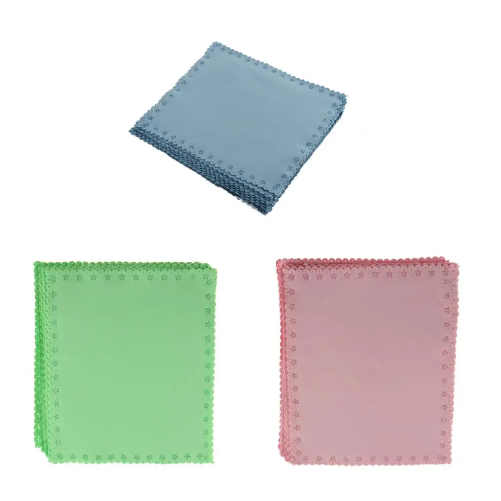 20/упаковка очки солнцезащитные Очиститель очков мягкая бархатная ткань для