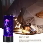 Светодиодная Лавовая Лампа в виде медузы, цветной ночсветильник для спальни, имитация думез с изменением USB, аквариум, домашнее декоративное освещение для аквариума