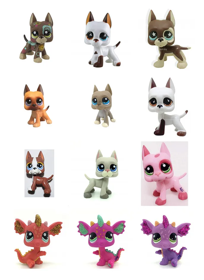 

Hasbro Genuine To Q Toy Cat Pet LPS Toy Cat and Dog Cute Desktop Decoration Q Version Model