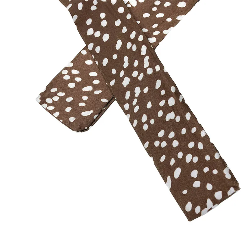 

Women Lady Bandage Wraps Skirts Summer High waist Party Casual Bandage Tie up Dots Printing Asymmetric Skirt 2021