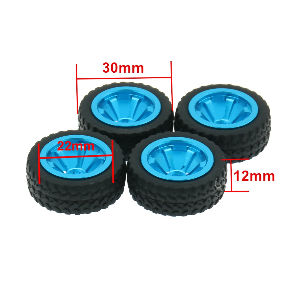 RCAWD сплав обода колесо для ралли 4 шт радиоуправляемой модели автомобиля 1/28 Kyosho