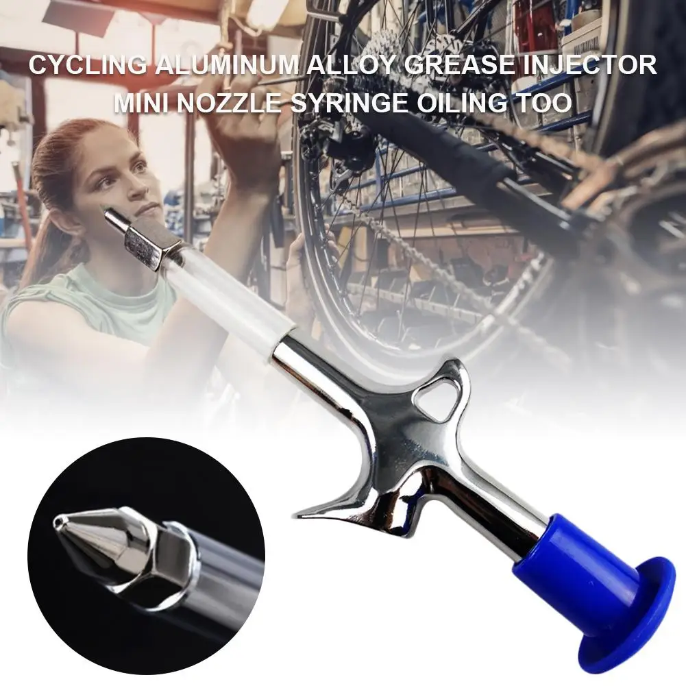 Mountain Bike Grease Gun Bowl Bearing Central Shaft Five-way Hub Oiling Tool Butter Oiler High Pressure Lubricator Oil Gu | Спорт и