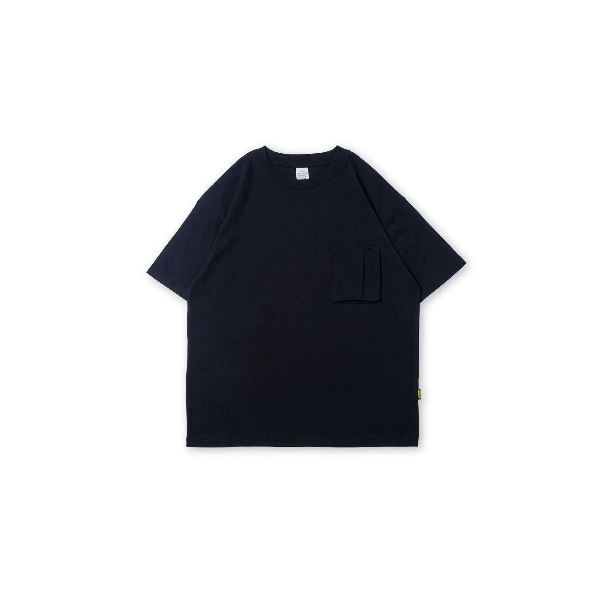 

Men's 2021 summer new loose Unisex pocket round neck short sleeve men's T-shirt 301