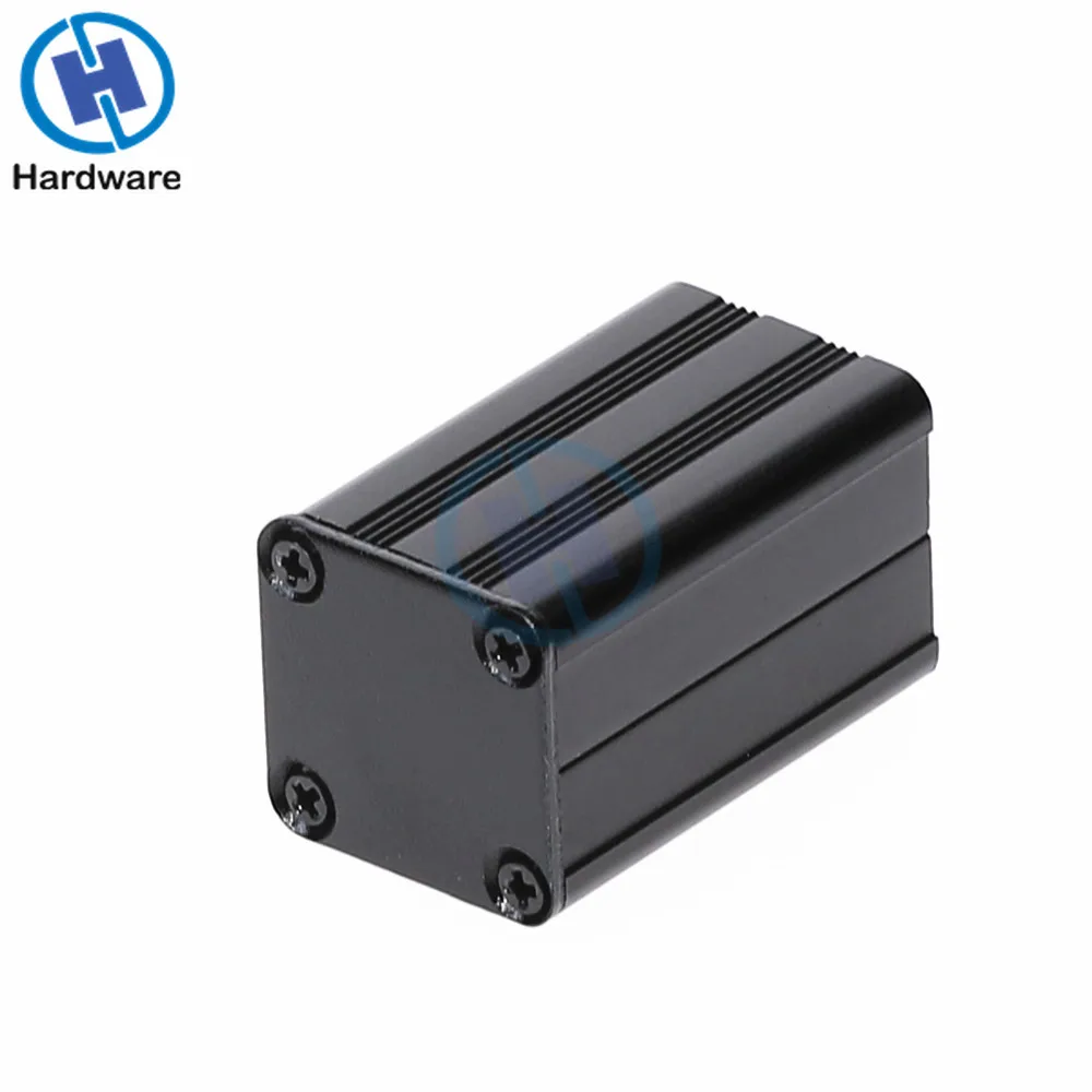 Черный алюминиевый корпус чехол сделай сам Экструдированный Электронный