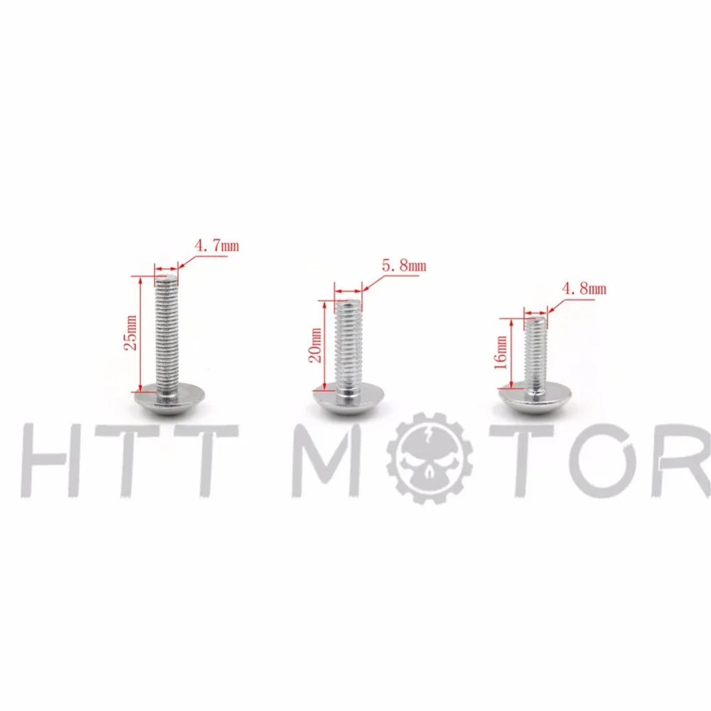 Aftermarket Бесплатная доставка мотоцикл части обтекатель болт комплект корпус винты